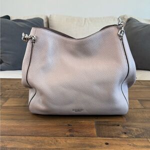 Neutral Kate Spade Leather Shoulder Bag